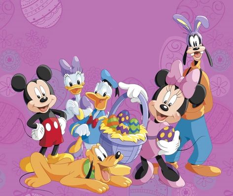 Duck Orange, Easter Disney, Mickey Easter, Happy Easter Wallpaper, Free Paper Printables, Minnie Mouse Pictures, Mouse Wallpaper, Mouse Pictures, Disney Characters Wallpaper