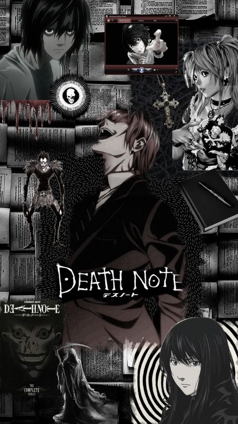 #deathnote #anime #lightyagami #l #aesthetic Deathnote Anime, L Aesthetic, Note Wallpaper, Funny Cosplay, Light Yagami, Anime Wallpaper, Iphone Wallpaper, Japan, Funny