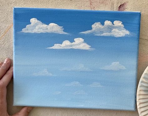 How To Paint Clouds - Simple Puffy Clouds - Step By Step Painting How To Paint Clouds, Parking Spot Painting, Painting Moon, Spot Painting, Puffy Clouds, Composition Painting, Doodle Quotes, Parking Spot, Moon Painting