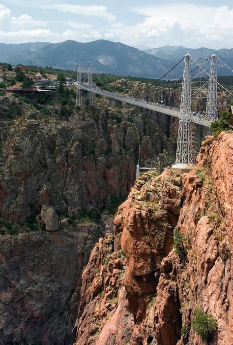 royal gorge bridge | Colorado Royal Gorge Royal Gorge Bridge Colorado, Royal Gorge Bridge, Mountain Roads, Colorado History, Royal Gorge, Minecraft Inspiration, Us Road Trip, Alien Worlds, Suspension Bridge