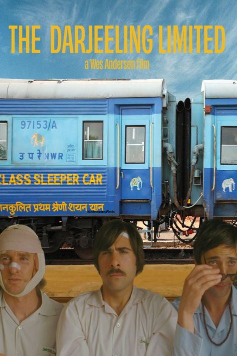 The Darjeeling Limited Poster, Wes Anderson Poster, The Darjeeling Limited, Darjeeling Limited, Comfort Movies, Wes Anderson Films, Dvd Collection, Movie Poster Wall, Darjeeling