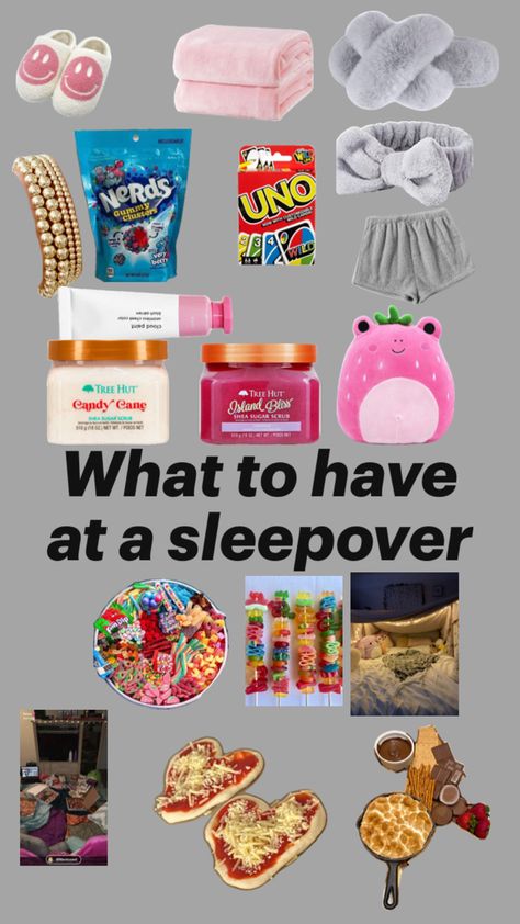 Snacks For Sleepovers, Sleepover Board, Sleepover Bday, Sleepover Packing List, Bday Sleepover, Fun Sleepover Activities, Teen Sleepover Ideas, Sleepover Snacks, Sleepover Essentials