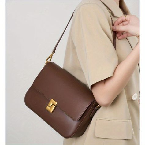 Faster shipping. Better service Crossbody Bag Outfit, Leather Sling Bags, Leather Hobo Bags, Bags 2024, Minimalist Fashion Casual, Leather Suitcase, White Crossbody Bag, Brown Leather Crossbody Bag, Bag Outfit