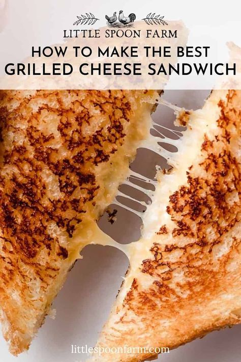 Best Grilled Cheese Sandwich Recipe, Grilled Cheese Recipes Easy, The Perfect Grilled Cheese, Best Grilled Cheese Sandwich, Homemade Grilled Cheese, Easy Grilled Cheese, Fancy Grilled Cheese, Ultimate Grilled Cheese, Perfect Grilled Cheese