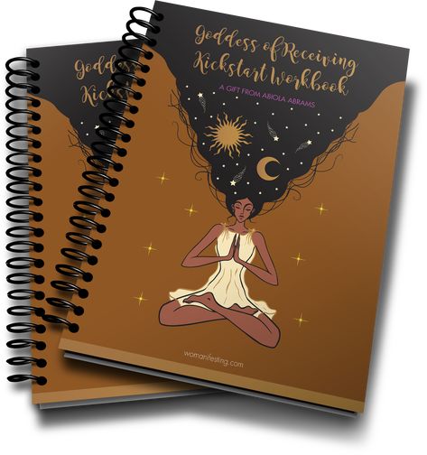 FREE Goddess of Receiving Kickstart Workbook | Womanifesting Healing Goddess, What Is A Soul, Sarah Lawrence College, Divine Feminine Goddess, Spiritual Beauty, Soul Contract, African Goddess, Healing Journaling, Fine Arts College