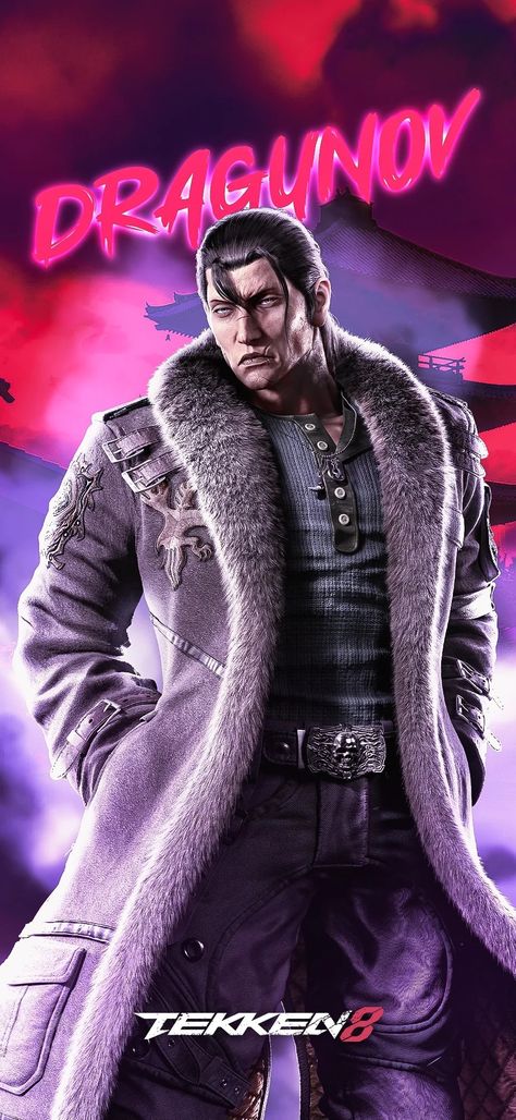 Tekken 8 Wallpaper, Sergei Dragunov, Tekken 3, Tekken 8, Tekken 7, Combat Art, Male Characters, I Wallpaper, Vintage Wallpaper