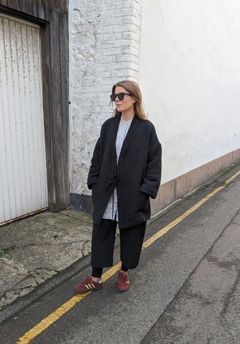 The 8 Pairs of Trainers I Wear on the Regular Angharad Jones, Cos Trousers, Statement Sneakers, Winter Sneakers Outfit, Off White Tees, Trainers Outfit, Versatile Shoes, Black Jumper, Winter Sneakers