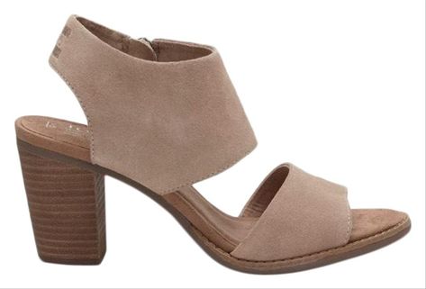 Toms Sandals, Stacked Heel Sandal, Zipper Heels, Sandal Online, Wrap Heels, Majorca, Womens Toms, Suede Sandals, Spring Shoes