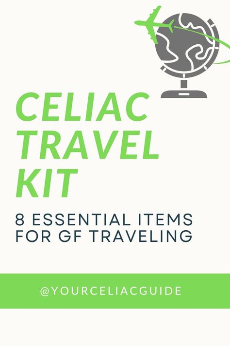 Discover the key to traveling with celiac disease! From snacks to essential resources, our Celiac Travel Kit will help you travel safely. Gluten Free Travel, Delicious Gluten Free Recipes, Gluten Sensitivity, Adventure Begins, Travel Kit, Gluten Free Diet, Essential Items, Safe Travel, Travel Kits