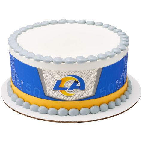 NFL Los Angeles Rams La Rams Cake, Rams Cake, Cupcakes Cake Ideas, Nfl Cake, Boys 8th Birthday, La Rams, Cupcakes Cake, Bakery Design, Cake Gallery