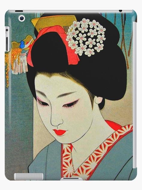 Art Geisha, Japan Wall Art, Japan Painting, Geisha Art, Japanese Drawings, Japanese Art Prints, Japanese Artwork, Traditional Japanese Art, Japanese Geisha