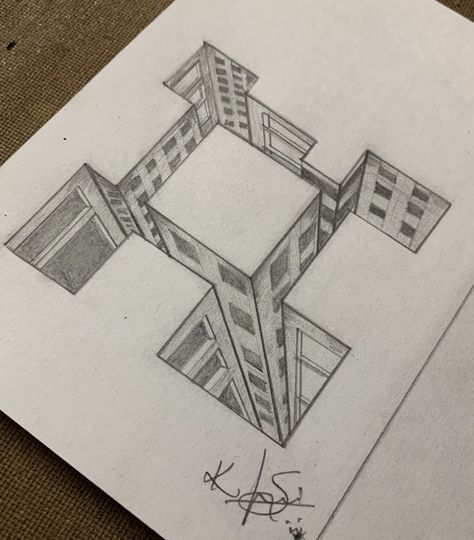 3d Tipografi, Architecture Drawing Sketchbooks, Desen Realist, Perspective Drawing Architecture, Seni Dan Kraf, Architecture Design Sketch, Perspective Art, Architecture Drawing Art, Easy Drawings Sketches