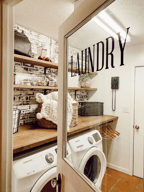 Laundy Room, House Laundry Room, Dream Laundry Room, Laundry Room Doors, Laundry Room Renovation, Farmhouse Laundry, Farmhouse Laundry Room, Laundry Room Remodel, Laundry Room Inspiration