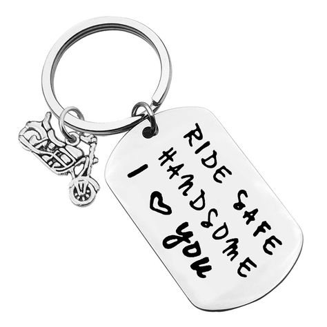 PRICES MAY VARY. Funny Biker Gift Keychain:Ride Safe Handsome I Love You keychain,Say something simple and loving to someone you care about. Make sure your loved ones have this safe key chain with them on their journey! Ride safe keychain:Keep your loved one safe by reminding them each and every time they start up Motorcycle, how much you love them! Funny Christmas Gift for Boyfriend:Perfect biker keychain gift for biker,motorcycle lovers, husband, son, boyfriend, friends. And especially a perfe Biker Keychain, Boyfriend Stocking Stuffers, Thoughtful Gifts For Boyfriend, Gift For Biker, Biker Couple, Motorcycle Keychain, Best Anniversary Gifts, Motorcycle Gifts, Biker Gifts