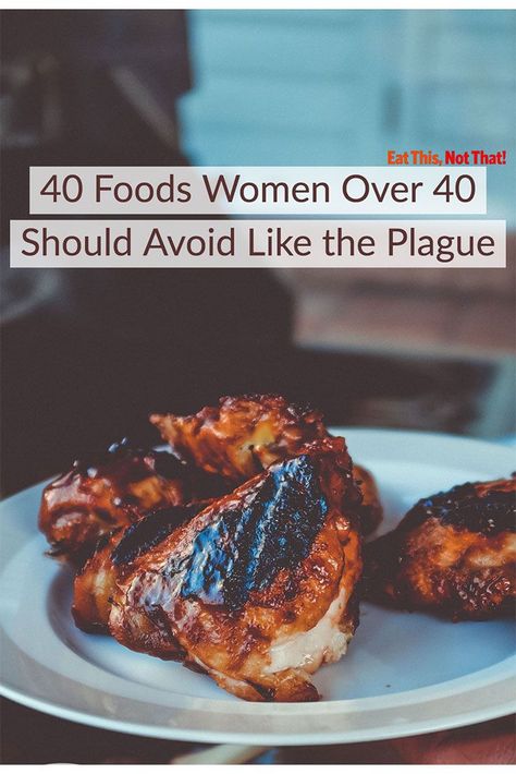 Kick these sneaky saboteurs to the curb for good as a woman when you hit the big 4-0. If you're 40, you're going to want to avoid these foods. #womenfood #healthyeating #worstfood #foodsover40 Probiotic Foods, Vegan Nutrition, Diets For Women, Bad Food, Foods To Avoid, Natural Health Remedies, Healthy Eating Habits, Better Health, Foods To Eat