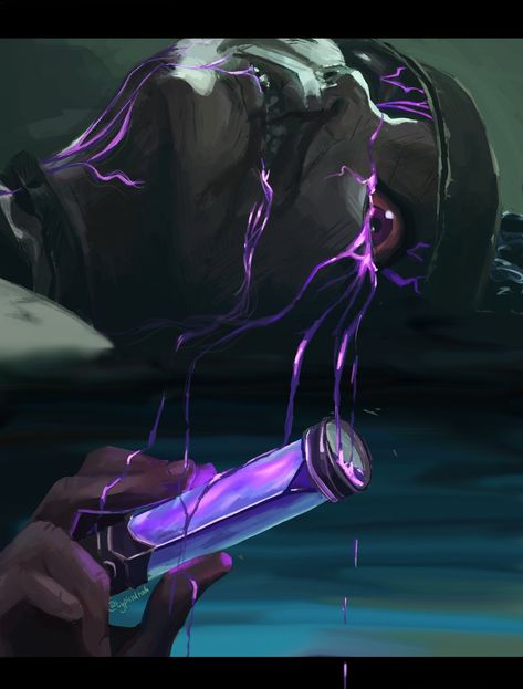 Arcane Shimmer Vial, Shimmer Arcane, Hextech Crystal, Arcane Tattoo, Arcane Art, Get Jinx, Jinx League Of Legends, Afro Style, Ninja Turtles Art