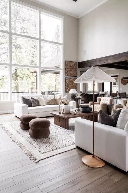 ourpnw_home's Shop my home Collection on LTK Basement Guest Rooms, Modern Living Room Decor, Outdoor Bedroom, Master Room, Living Room Decor Modern, Dark Beige, Home Library, Neutral Rugs, Minimalist Living Room