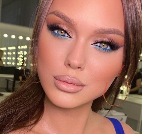 Maquillage On Fleek, Blue Makeup Looks, Wedding Eye Makeup, Prom Eye Makeup, Eye Makeup Styles, Makijaż Smokey Eye, Fancy Makeup, Makeup Eye Looks, Nude Makeup