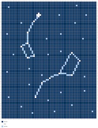 Living the Craft Life: Big and Little Dipper Constellation C2C Blanket - FREE GRAPH Constellation Cross Stitch, Dipper Constellation, C2c Blanket, Diy Crochet Patterns, Big Dipper, Crochet Hook Set, C2c Crochet, Crochet Blog, Stitch Ideas