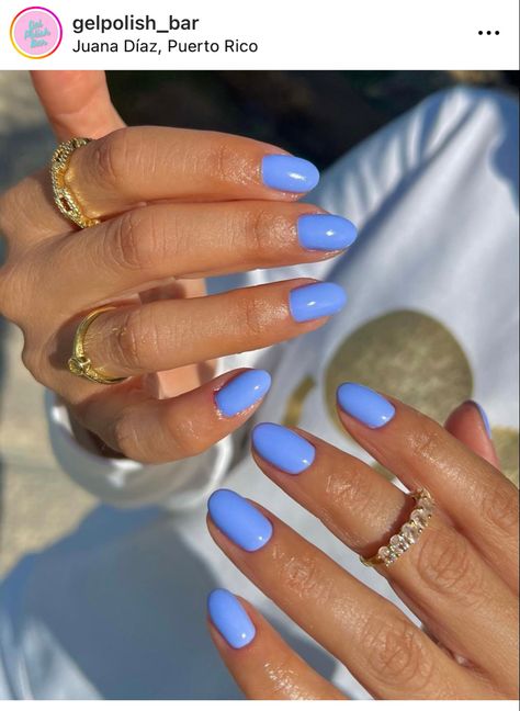 Lavander California Nail Colors, Summer Nails Colors Almond Shape, Spring Nail Inspo Solid Color, Beach Nails One Color, Solid Beach Nails, Spring Break Nail Ideas Short, Spring Break Gel Nails, Spring Break Manicure, Trendy Oval Nails Summer