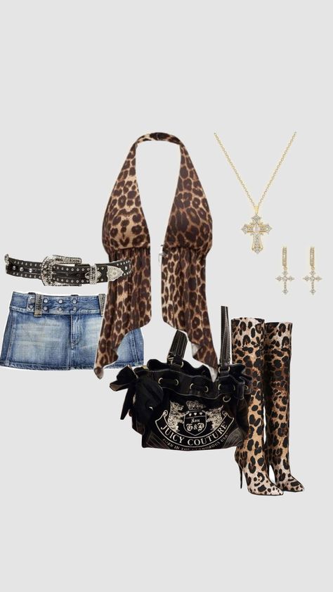 #y2k#juciy#juciycouture#fashion#aaliyahcore#cheetahprint#otood#ootd#inspo#print Lepord Print 2000s Outfit, Leopard Print Outfits Y2k, Y2k Cheetah Print Outfits, Lepord Print 2000s, Y2k Concert Outfit, Cheetah Print Y2k, Y2k Cheetah Print, Cheetah Print Outfits, Skz Concert