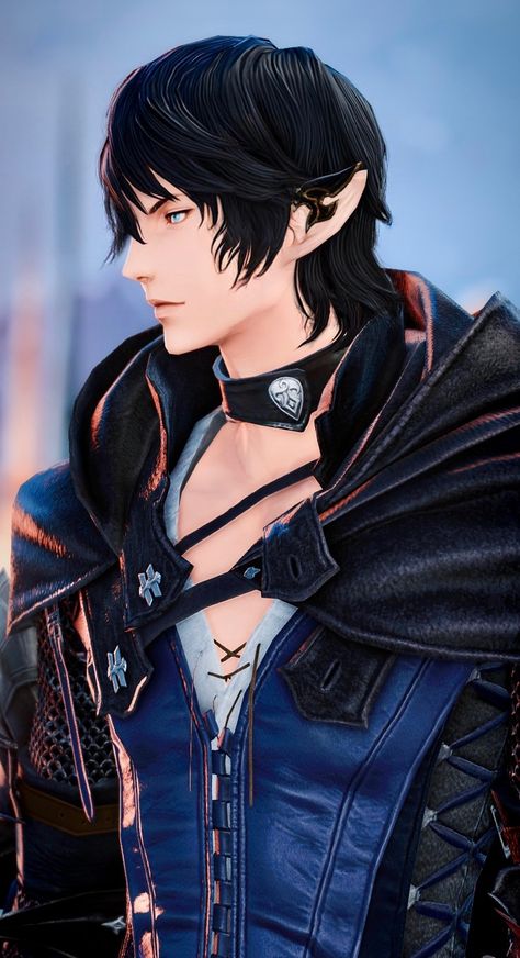 Thancred Ffxiv, Aymeric Ffxiv, Tin Tin, Final Fantasy Xiv, Final Fantasy, Tin, Hair, Art