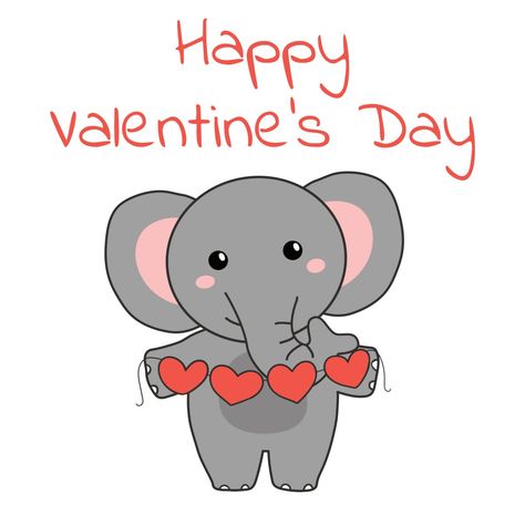 Giraffe Valentine, Elephant Blowing Hearts, Elephant Valentine Card, Giraffe Valentine Card, Valentine’s Day Bear, Cute Valentines Day Cards, Valentine's Day Cards, Sesame Street, Valentine Day Cards