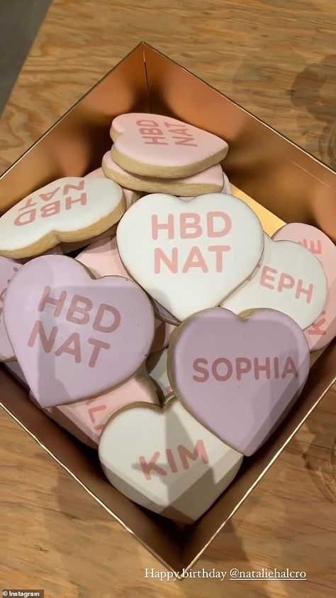 Natalie Halcro, Birthday 30, 36th Birthday, Craft Station, Spa Birthday, Silver Balloon, Heart Shaped Cookies, Balloon Arrangements, Glass Cakes