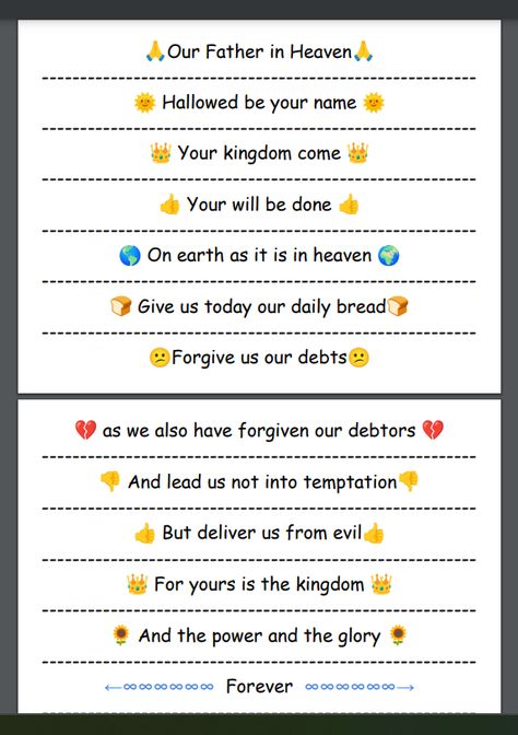 Lord’s Prayer Preschool Craft, Teaching The Lords Prayer To Children, Lord's Prayer Activities For Kids, The Lord's Prayer Crafts For Kids, The Lords Prayer Activities, Lords Prayer Crafts For Kids, Lord’s Prayer Craft For Kids, The Lords Prayer Craft Sunday School, The Lords Prayer Printable Free