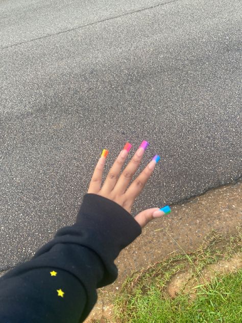 #nails #nailart #sp5der #spyder #rainbow Nails Nailart, Nail Art, Rainbow, Nails, Nail Arts