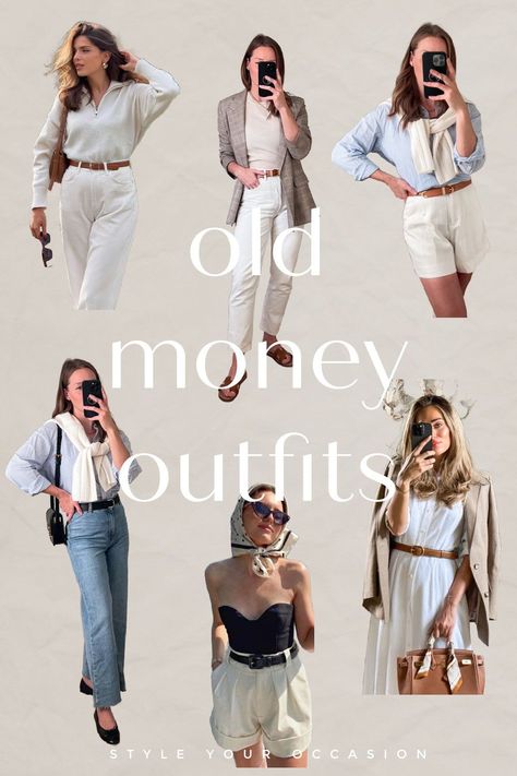 Old Money Aesthetic Dress, Old Money Dress To Impress, Old Money Look, Sophisticated Wardrobe, Money Dress, Old Money Outfits, Money Fashion, Money Outfit, Classy Outfits For Women