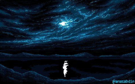 Dream Environment, Pixel Art Landscape, Gif Background, Banner Discord, Pixel Art Background, Pixel Art Tutorial, Arte 8 Bits, 8bit Art, Cool Pixel Art