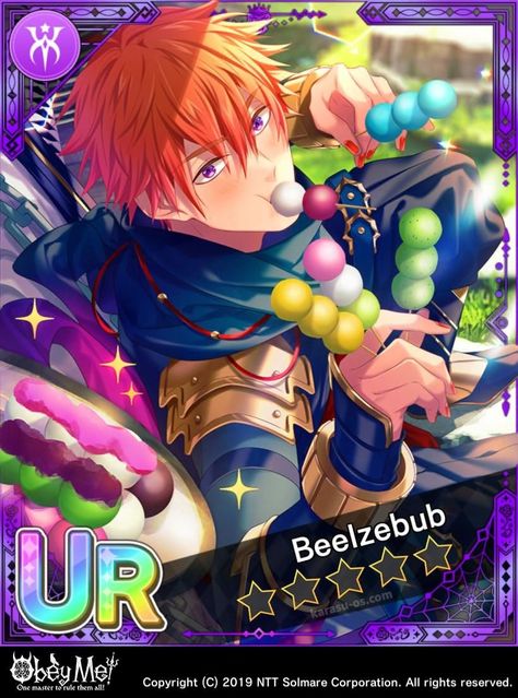 Beezlebub Obey Me, Beel Obey Me, Date Icon, Obey Me Beelzebub, Obey Me Cards, Humour Anime, Beelzebub Obey Me, Obey Me Icons, Obey Me Nightbringer