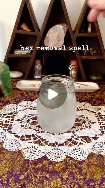 Sarah 🔮 on Instagram: "Hex removal spell 🧄 ~ vinegar for cleansing & removing ~ salt for protection  ~ garlic for protection & banishment Cleanse jar with incense & add ingredients. Place next to or under your bed for one week to remove hexes, curses & negative energies 🖤  Some signs you’ve been hexed: ~ long periods of low energy or illness ~ headaches, nausea, body aches  ~ continuous bad luck ~ nightmares or visions  ~ sudden negativity in your relationships ~ feeling bad vibes or energy  Other things that can help: Consistently smoke cleansing yourself and your home. Using the power of visualisation to visualise negativity leaving your life. Protection spells, ritual baths & showers.   #hex #hexremoval #curse #protection #witchesofinstagram #witch #spell #ritual #witchcraft #greenwi How To Cleanse Your Home Of Bad Energy, Goddess Spells, Curse Protection, Curse Removal Spell, Salt For Protection, Ritual Witchcraft, Hex Removal, Witchy Goddess, Nature Witch