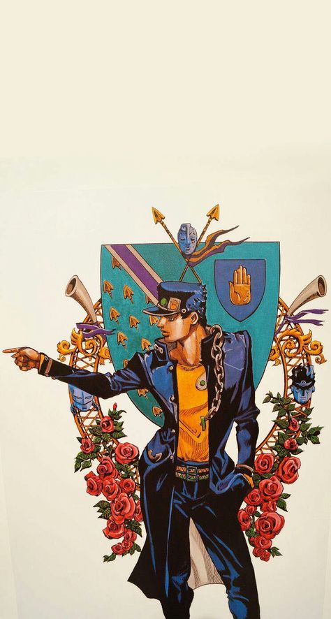 Jotaro Araki Art, Hirohiko Araki, Jojo Stands, Jojos Bizarre Adventure Jotaro, Jojo Art, Jojo's Adventure, Bizarre Art, Jojo's Bizarre Adventure Anime, Adventure Art