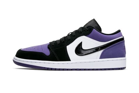 The Air Jordan 1 Low Arrives in "Court Purple" #daily #news #hypebeast #mux #muxjasper #fivedoubleues Air Jordan 1 Low Court Purple, Jordan 1 Low Court Purple, Purple Toes, Nike Air Jordan 1 Low, Purple Shoes, Nike Air Jordan 1, Air Jordan 1 Low, Jordan 1 Low, Shoe Closet