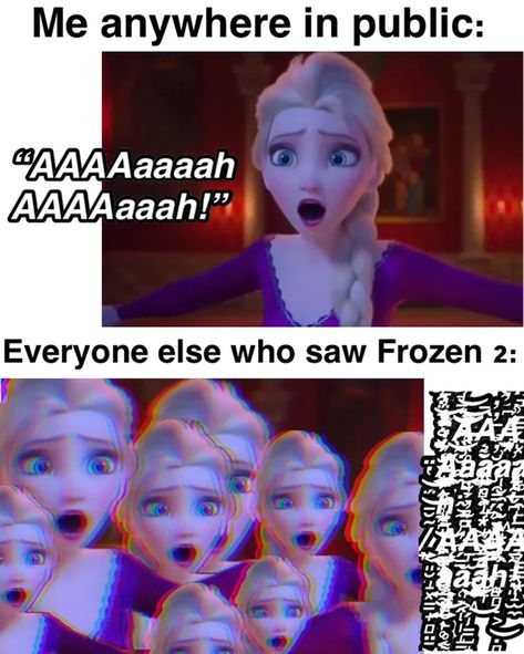 Disney's Frozen 2 has enchanted our winter and warmed our hearts. And these hilarious memes will only make sense to Disney fans. Frozen Jokes, Frozen Funny, Frozen Memes, Stitch Drawings, Funny Minion Memes, Disney Princess Cartoons, Disney Frozen Birthday, Funny Disney Memes, Funny Disney Jokes