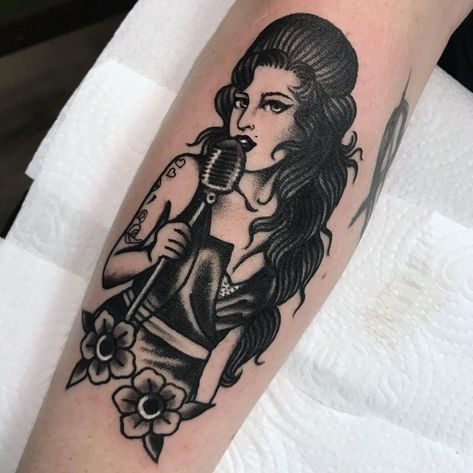 Jessica O. on Instagram: “Tears dry on their own 💔 Tattoos do Gabriel, muito obrigada! #amywinehousetattoo” Tears Dry On Their Own, Jessica O, Amy Wine, Disney Princess Tattoo, Pin Up Tattoos, Tattoo Portfolio, Home Tattoo, Aesthetic Tattoo, Art Tattoos