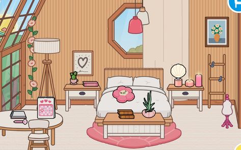 Toca Boca Teen Room Ideas Big Family House, Toca Boca Big Family House Ideas Attic, Toca Boca Parents Room Ideas Big Family House, Toca Boca Teen Room Ideas Big Family House 3rd Floor, Toca Designs, Toca Boca Hair Salon, Toca Life World Aesthetic Pfp, Bad Room Ideas, Toca Ideas