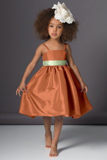 Seahorse 46733 flower girl dress in Copper orange from Weddington Way Orange Dress Formal, Copper Wedding Colors, Seahorse Dress, Bridesmaid Gown, Flower Girl Dress, Orange Dress, Party Fashion, Girl Dress, Bridal Accessories