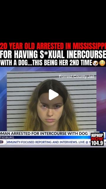 Hip Hop & Rap News + Viral on Instagram: "HATTIESBURG, Miss. (WHLT) – A woman was arrested in Hattiesburg for unnatural intercourse with a dog.

Pine Belt News reported Denise Frazier, 20, was arrested on February 29 and charged with one count of attempted unnatural intercourse and one count of unnatural intercourse. Frazier was booked into the Forrest County Jail.

Frazier appeared in court on March 1 and was given a $20,000 bond. English received a $10,000.

Frazier was previously arrested in Jones County in April 2023 for unnatural intercourse and aggravated cruelty towards an animal." Rap News, County Jail, March 1, Hip Hop Rap, An Animal, A Dog, Rap, A Woman, Hip Hop