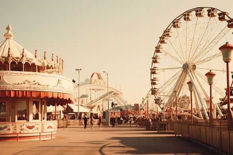 Aesthetic Photography Amusement park fun day amusement park. | premium image by rawpixel.com Old Amusement Park, Amusement Park Aesthetic, Bad Men, Fair Photography, Image Composition, Blur Image, Digital Imaging, Of Aesthetic, Day And Time