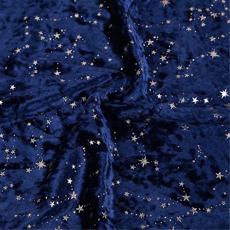 Velvet Aesthetic, Star Fabric, Mazzy Star, Star Sky, Gold Star, Blue Star, Blue Aesthetic, Gold Stars, Blue Velvet