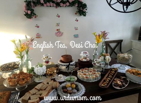 English Tea, Desi Chai: How to Host a Desi Afternoon Tea Chai Party, High Tea Party, English Tea, Host A Party, High Tea, Afternoon Tea, Tea Party, Desi, Table Settings