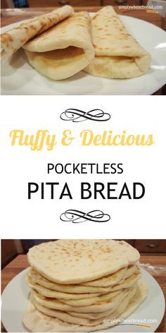 Pita Wrap, Pita Bread Recipe, Pita Recipes, Pitta Bread, Bread Soft, Holiday Bread, Flat Breads, Hawaiian Sweet Rolls, Braided Bread