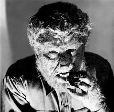 The Wolfman played by Lon Chaney Jr The Wolf Man 1941, Wolf Man 1941, Hollywood Monsters, The Wolf Man, Classic Monster Movies, The Wolfman, Lon Chaney Jr, Wolf Man, Lon Chaney