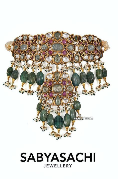 Sabyasachi Mukherjee - India 🇮🇳 Sabyasachi Heritage Jewellery, Kundan Sets Indian Jewelry, Polki Jewellery Sabyasachi, Navaratan Jewellery, Kishandas Jewellery, Jewellery Styling, Sabyasachi Mukherjee, Ram Sita, Wedding Jewellery Designs