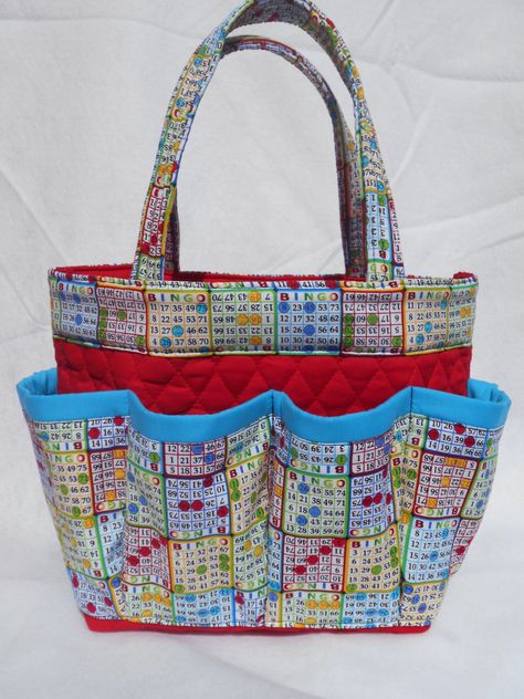 Bingo Bags, Lunch Bags Pattern, Bingo Bag, Leather Handbag Patterns, Hobo Bag Patterns, Tote Bag Pattern Free, Bingo Card, Bag Pattern Free, Diy Bags Purses