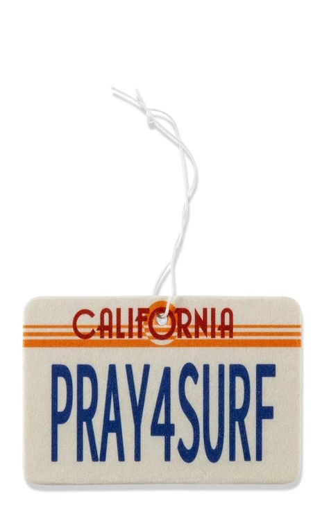 Pray Say a little prayer for the perfect wave with Pray — a scented air freshener that will have your car smelling like a beach break! Enjoy the surf wax smell and bring the ocean air wherever you go! WARNING - AVOID CONTACT BETWEEN AIR FRESHENER AND ALL AUTO INTERIOR SURFACES. UPHOLSTERY, DASHBOARDS, ARM RESTS, AND OTHER PLASTIC OR PAINTED SURFACES CAN BE DAMAGED FROM ANY CONTACT WITH AIR FRESHENER. SCENT: Surf Wax Cute Air Fresheners, Stockholm Decor, Beachy Car Decor, Cute Car Accessories Interiors Ideas, Car Interior Paint, Cute Cars Accessories, Car Decor Aesthetic, Jeep Life Decal, Surfboard Brands