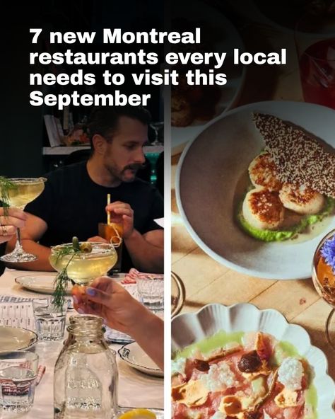 Montreal's vibrant food scene is getting even better this September with the opening of several must-visit eateries. From trendy pizzerias to elegant rotisseries, these new Montreal restaurants offer a delicious blend of creative dishes, unique decor, and of course, incredible food.

Click here ☝️ to know more!

📸 : @berniespizzamartinibar | Instagram, @gargamellerestaurant | Instagram Yucca Fries, Montreal Restaurants, Creative Dishes, Montreal Food, Vibrant Food, Chicken Plating, Spinach Ricotta, Food Spot, Smashed Potatoes